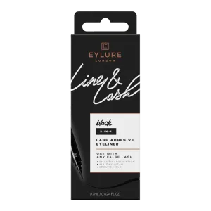 Eylure Line & Lash 2-in-1 Lash Adhesive Eyeliner 0.7ml BLACK