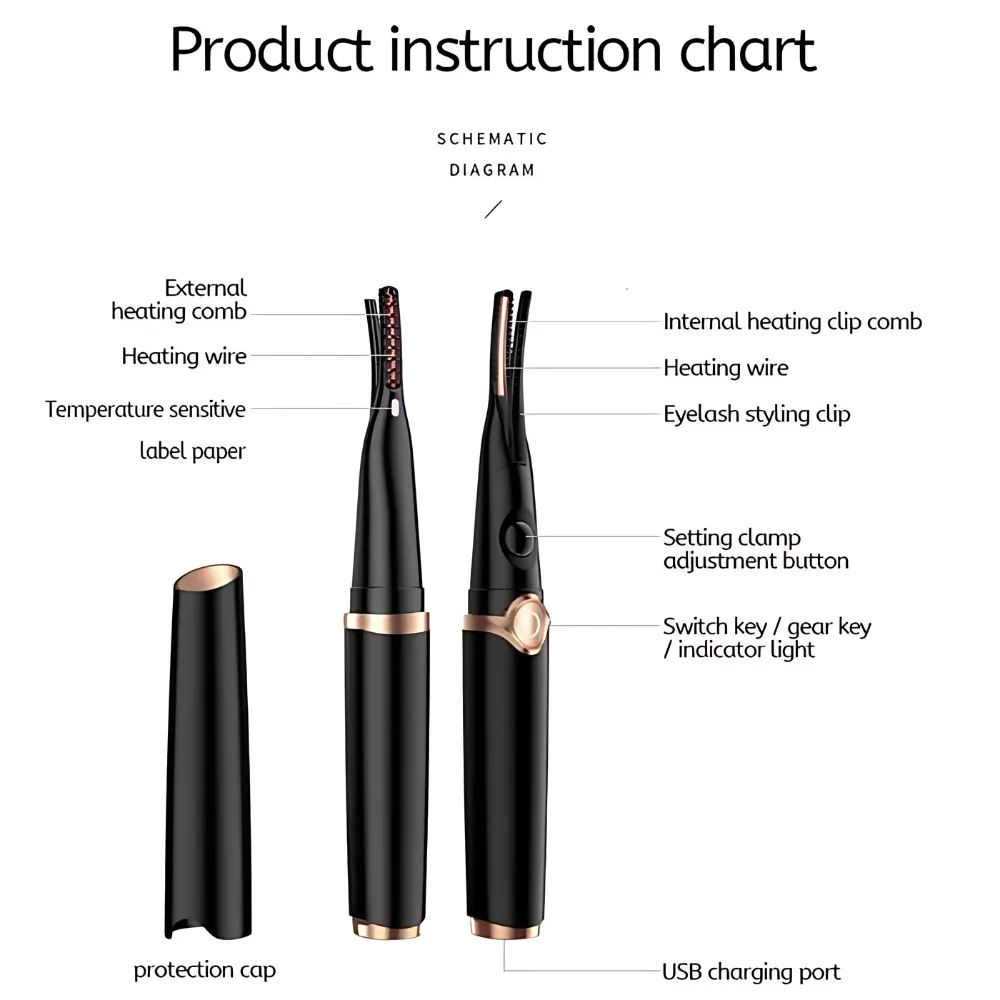 EZY™ Heated Eyelash Curler