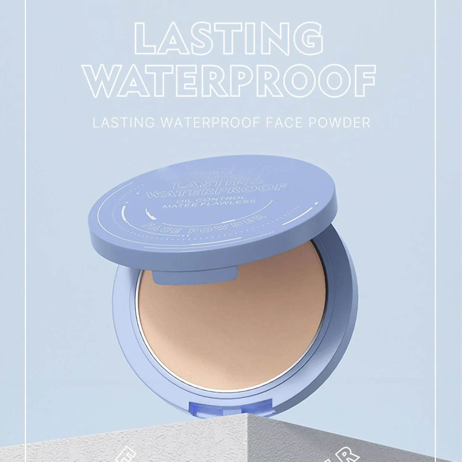 Face Powder, Lasting Waterproof Face Powder, Pressed Powders Oil Control Mate Matte Smooth Setting Matte Perfection Pressed (bronze complexions, one size)