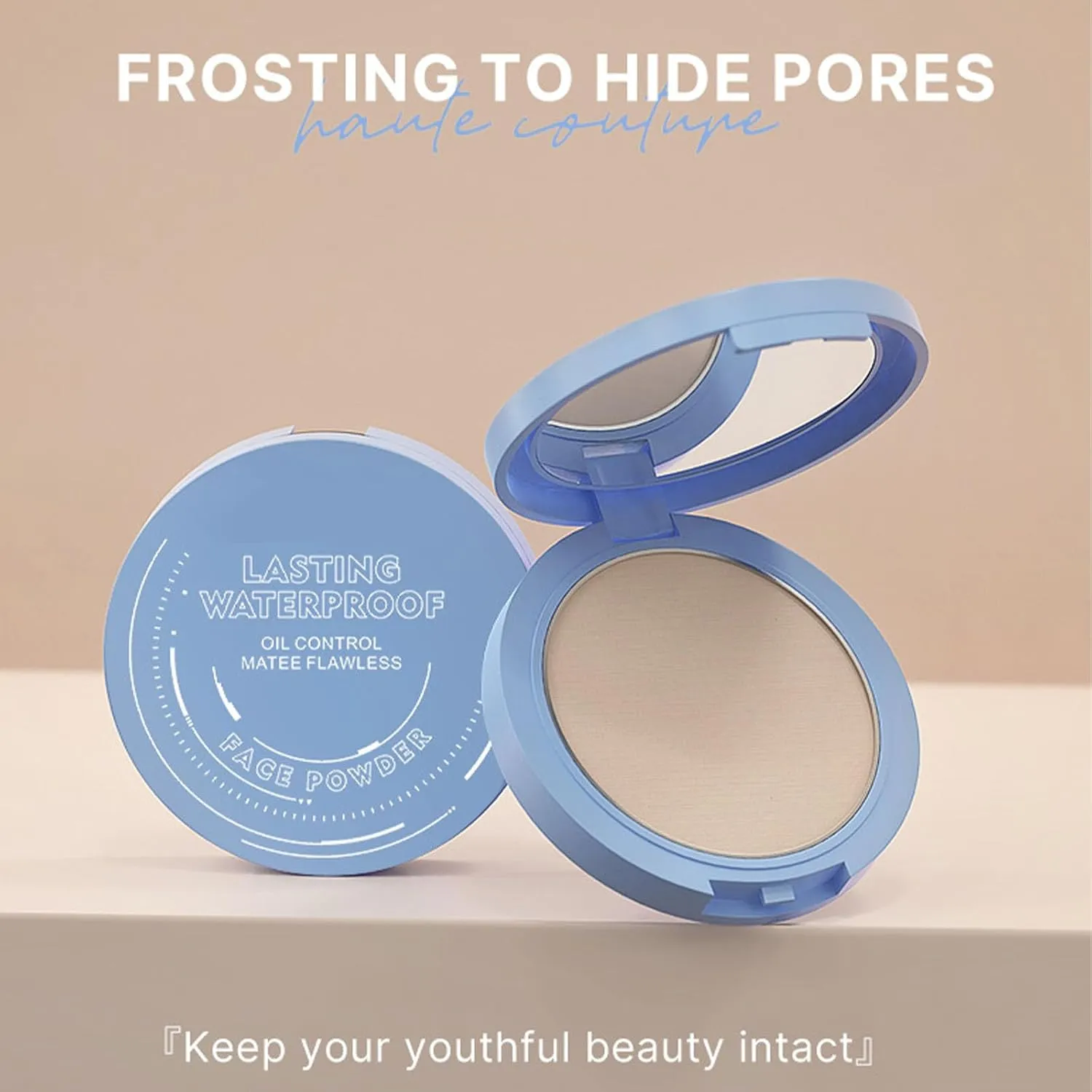 Face Powder, Lasting Waterproof Face Powder, Pressed Powders Oil Control Mate Matte Smooth Setting Matte Perfection Pressed (bronze complexions, one size)