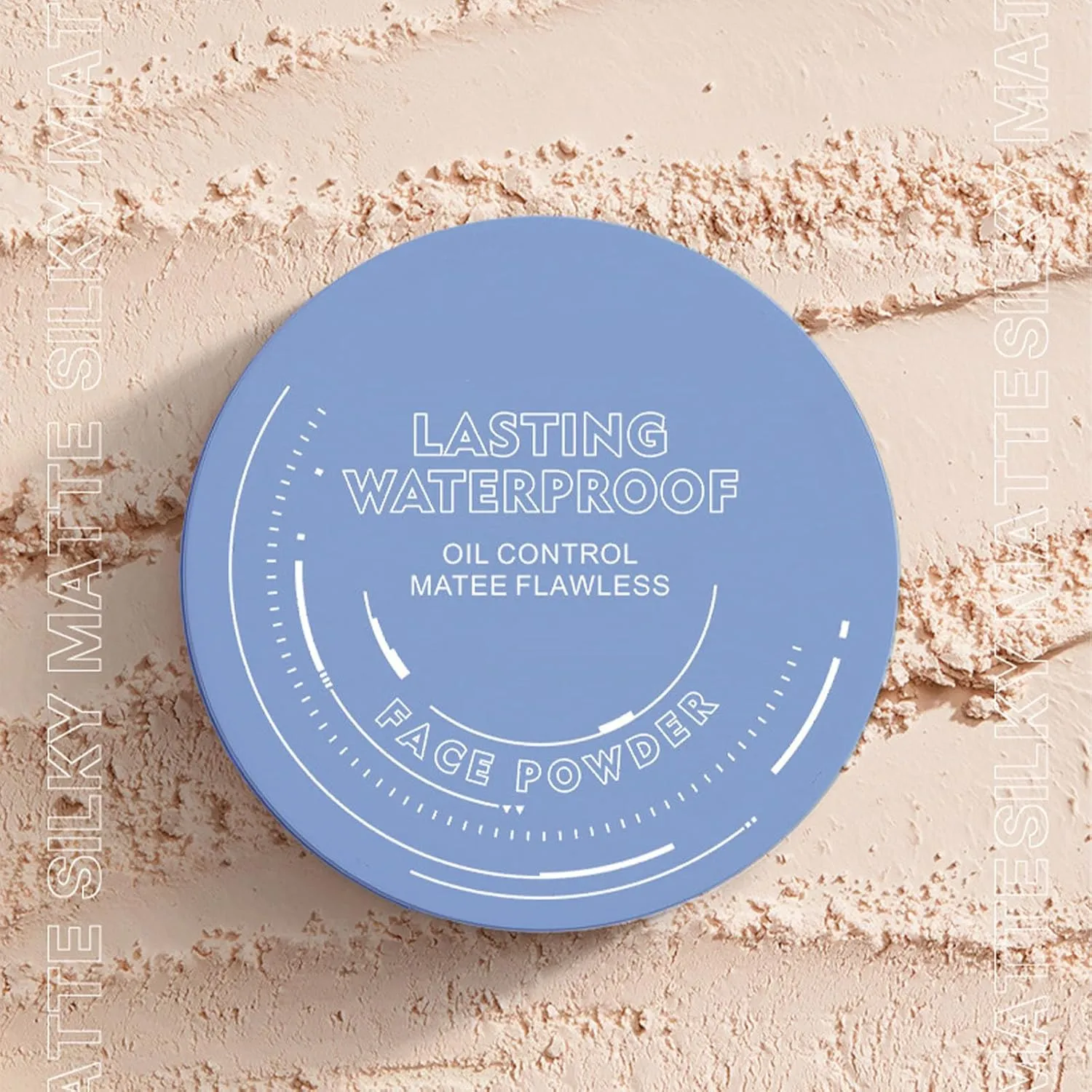 Face Powder, Lasting Waterproof Face Powder, Pressed Powders Oil Control Mate Matte Smooth Setting Matte Perfection Pressed (bronze complexions, one size)