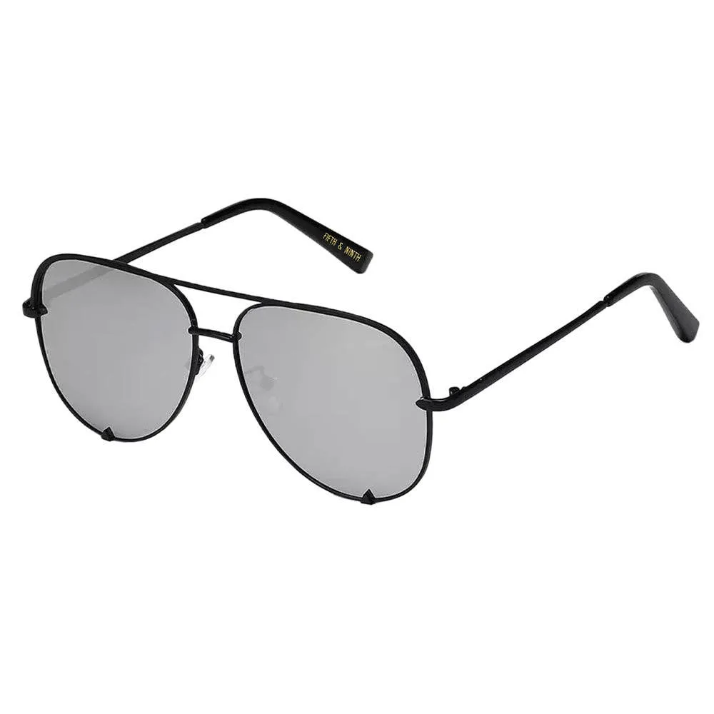 Fifth & Ninth - Walker Polarized Sunglasses - Opal Mirrored/Gold