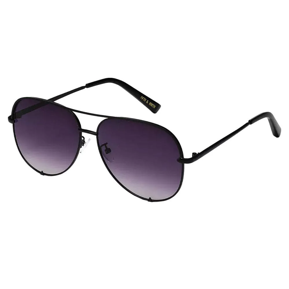 Fifth & Ninth - Walker Polarized Sunglasses - Opal Mirrored/Gold