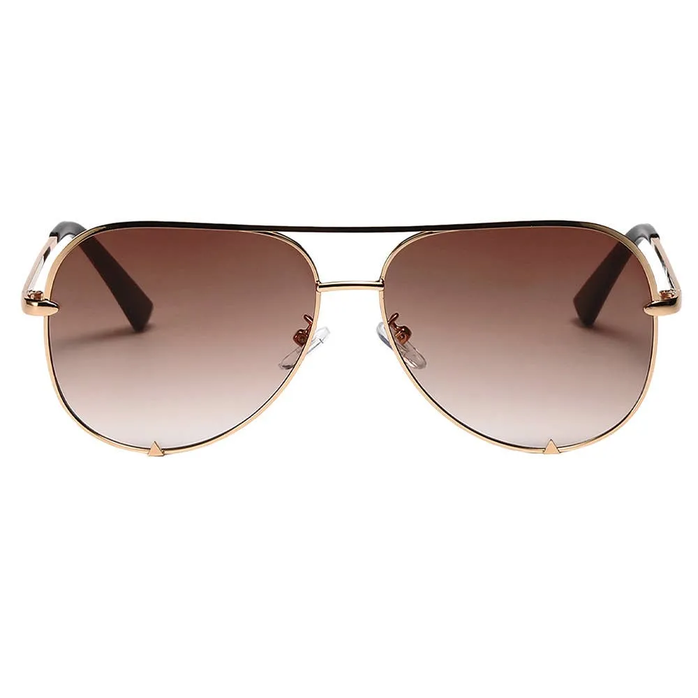 Fifth & Ninth - Walker Polarized Sunglasses - Opal Mirrored/Gold