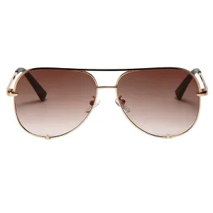 Fifth & Ninth - Walker Polarized Sunglasses - Opal Mirrored/Gold