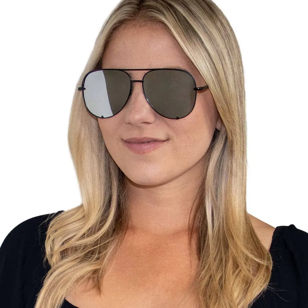 Fifth & Ninth - Walker Polarized Sunglasses - Opal Mirrored/Gold