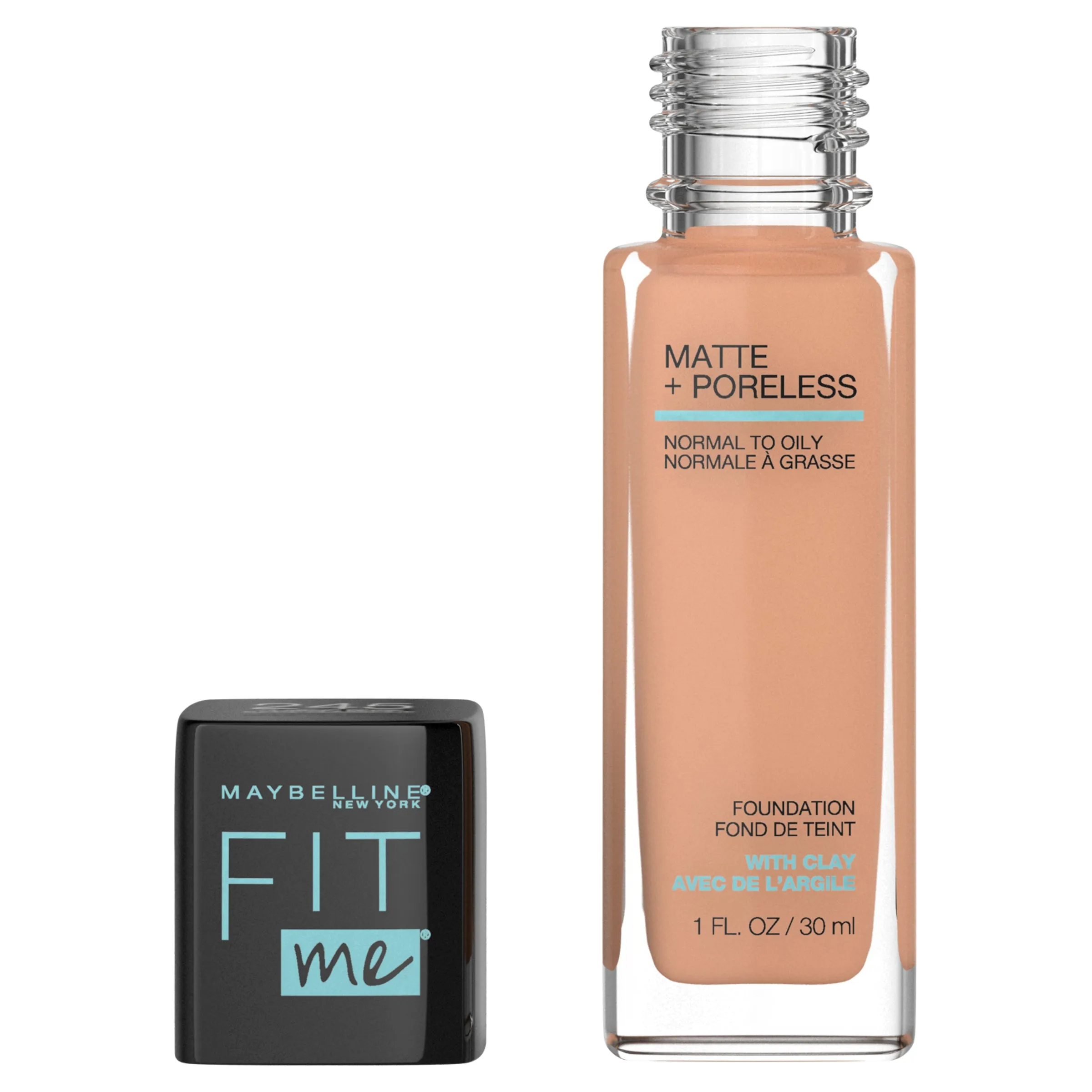 FIT ME MATTE & PORELESS MATTIFYING LIQUID FOUNDATION 245 CLASSIC BEIGE 30ML