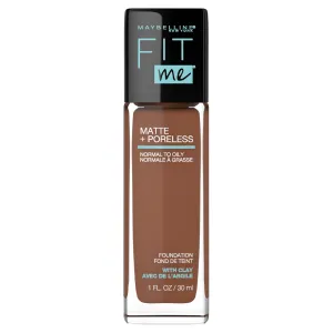 FIT ME MATTE & PORELESS MATTIFYING LIQUID FOUNDATION 368 DEEP BRONZE 30ML