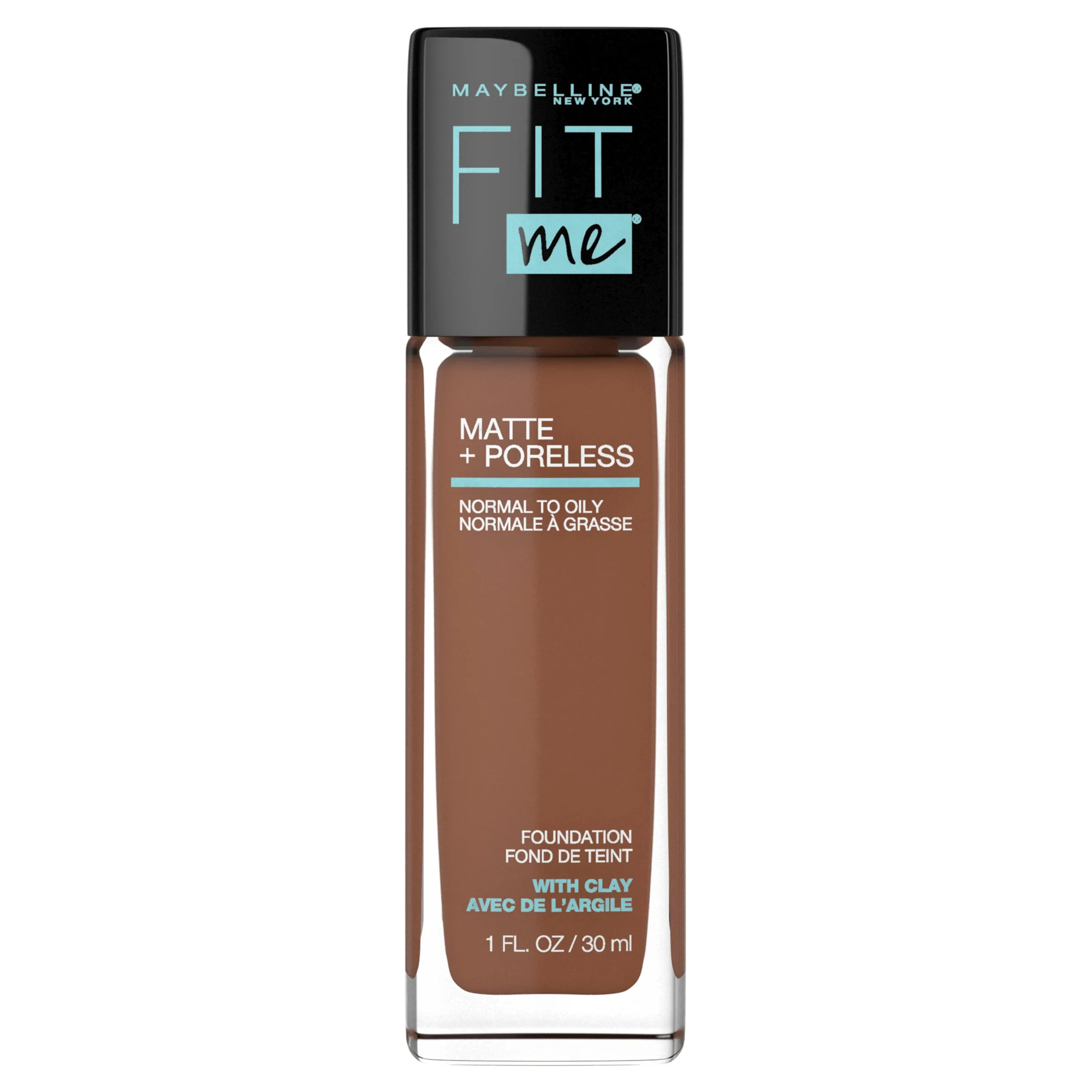 FIT ME MATTE & PORELESS MATTIFYING LIQUID FOUNDATION 368 DEEP BRONZE 30ML