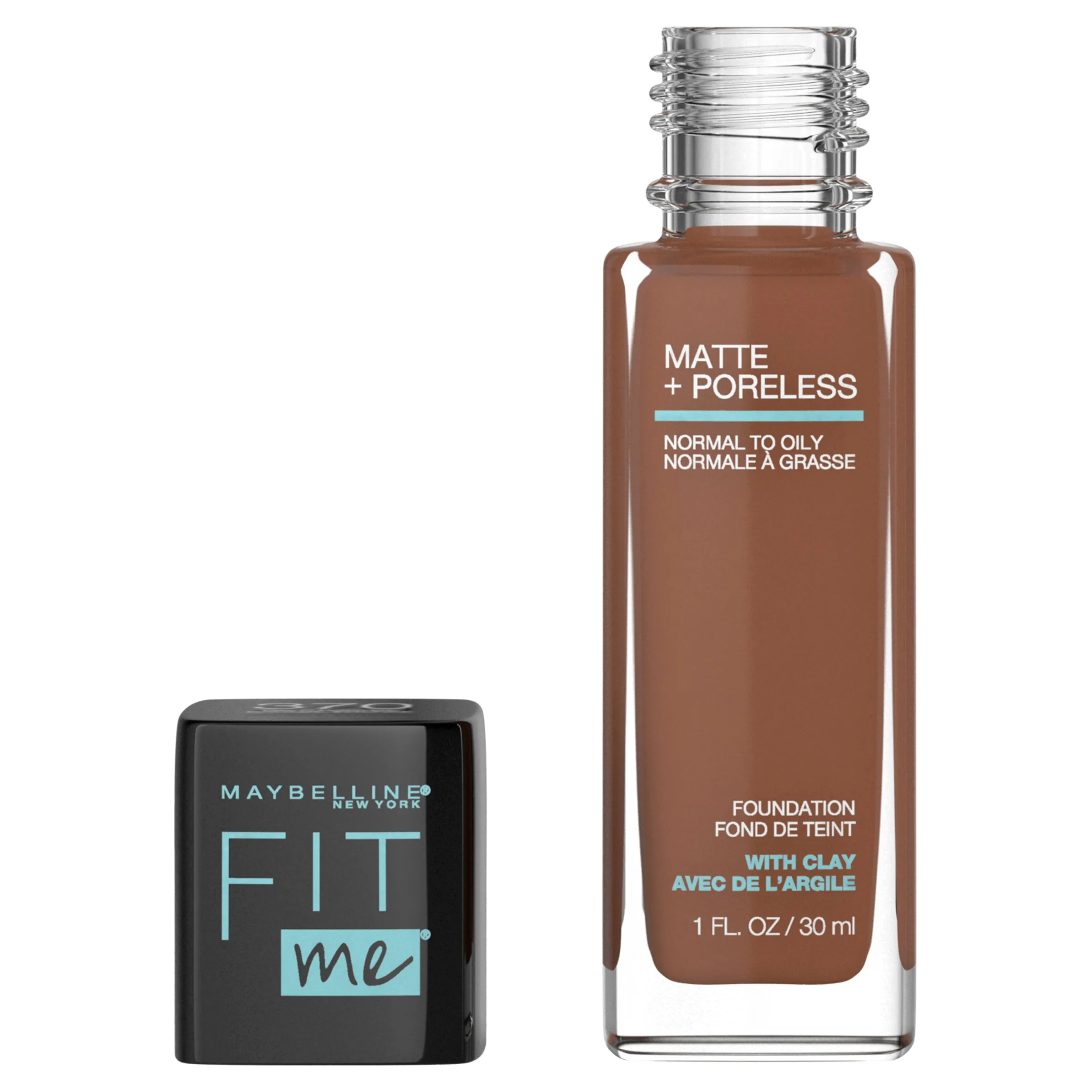 FIT ME MATTE & PORELESS MATTIFYING LIQUID FOUNDATION 368 DEEP BRONZE 30ML