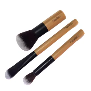 Flawless Bamboo Makeup Brush Set Trio - Fresh