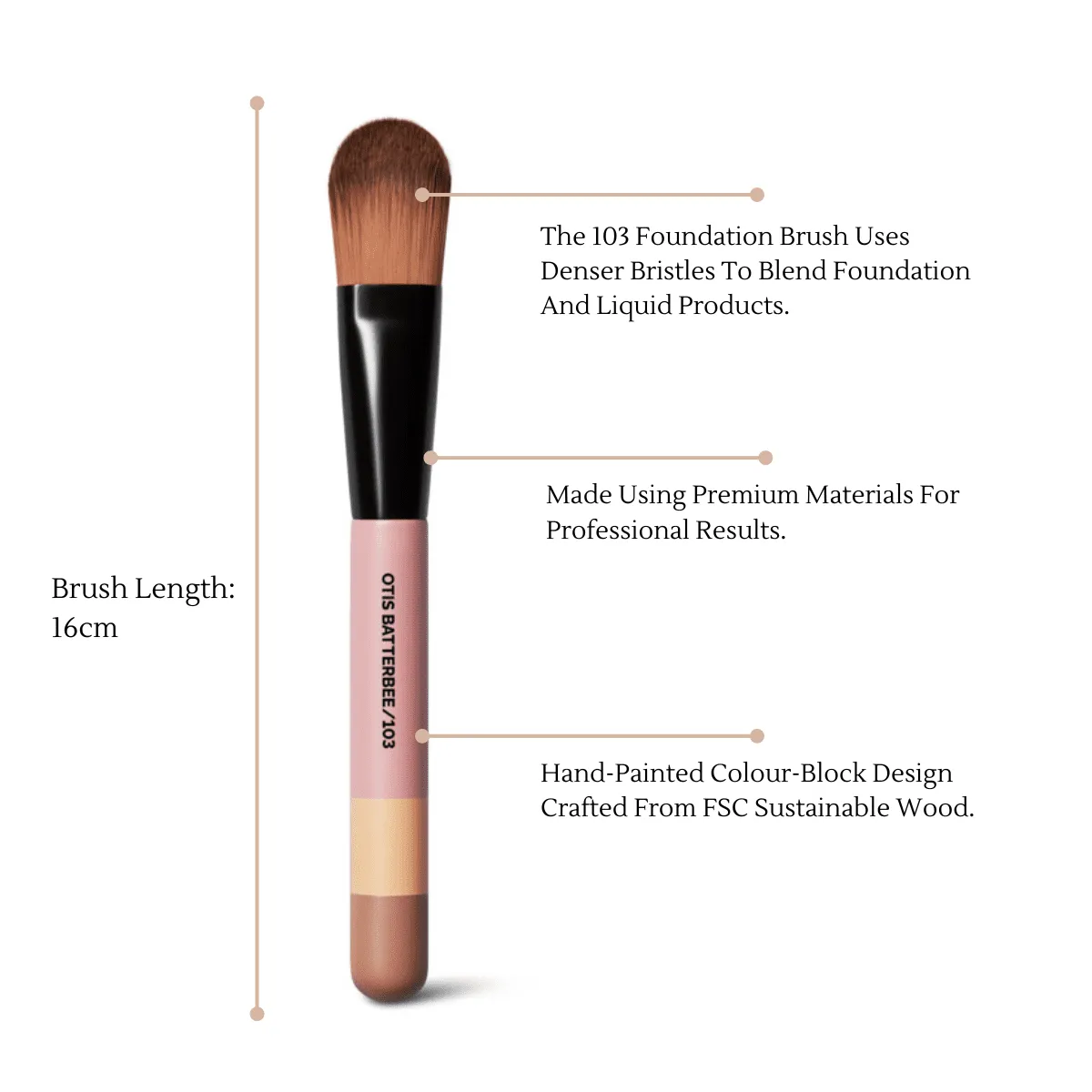Foundation Makeup Brush 103