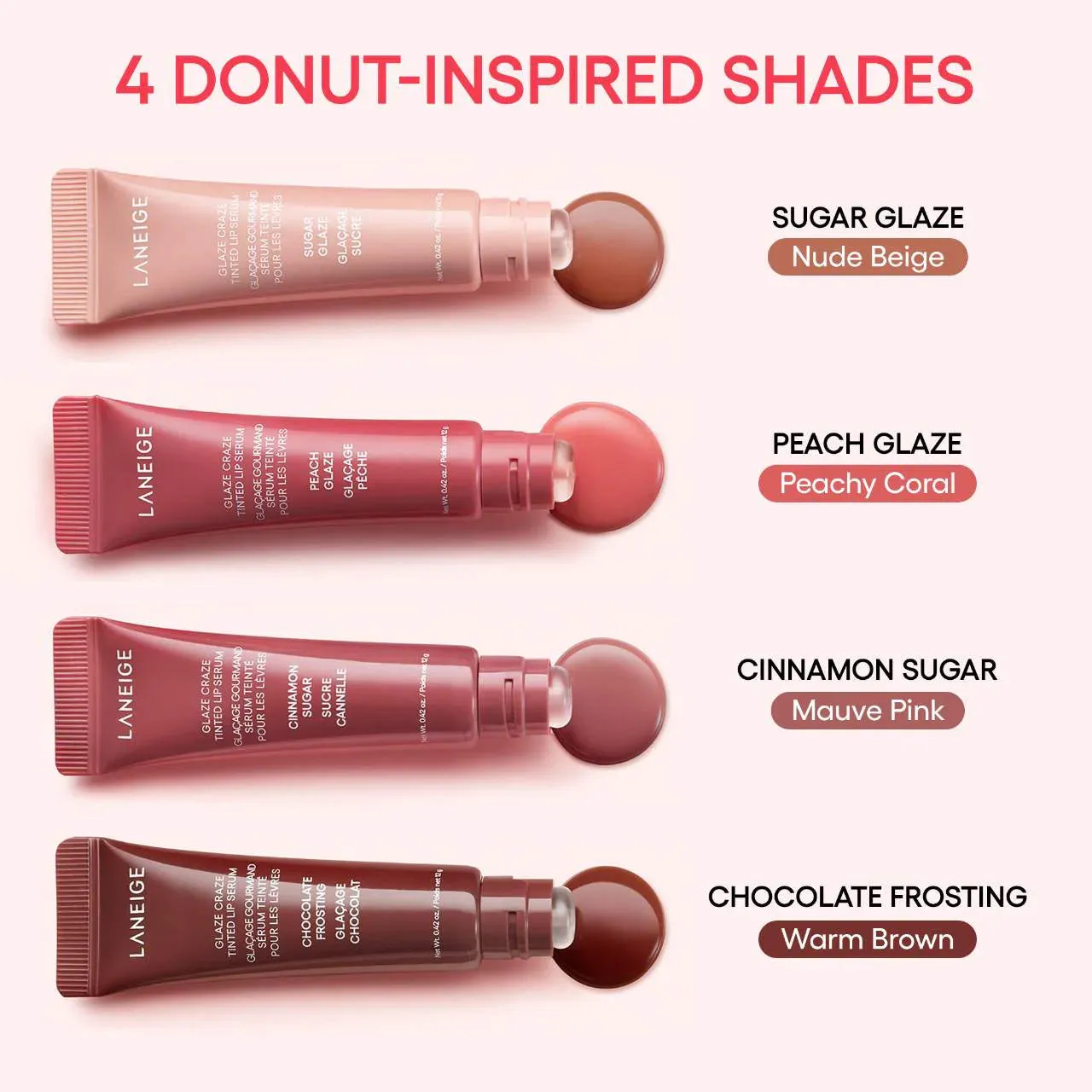 Glaze Craze Tinted Lip Serum - Peach Glaze