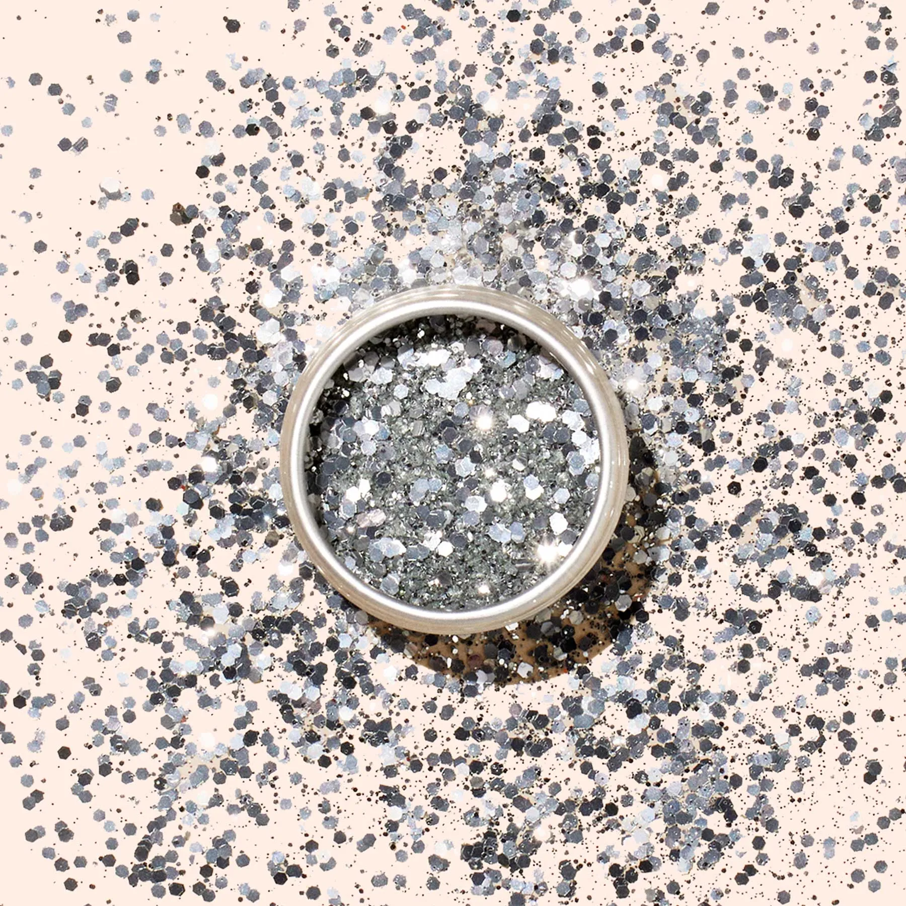 Glitter Duo Silver & Mirror