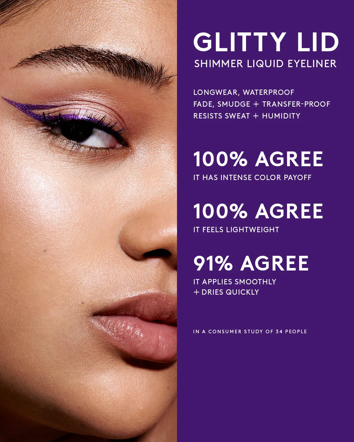 Glitty Lid Shimmer Liquid Eyeliner — Chrome At Me