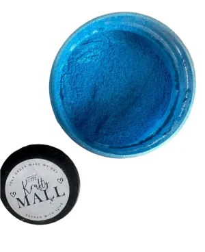 Golden blue green pearl pigment