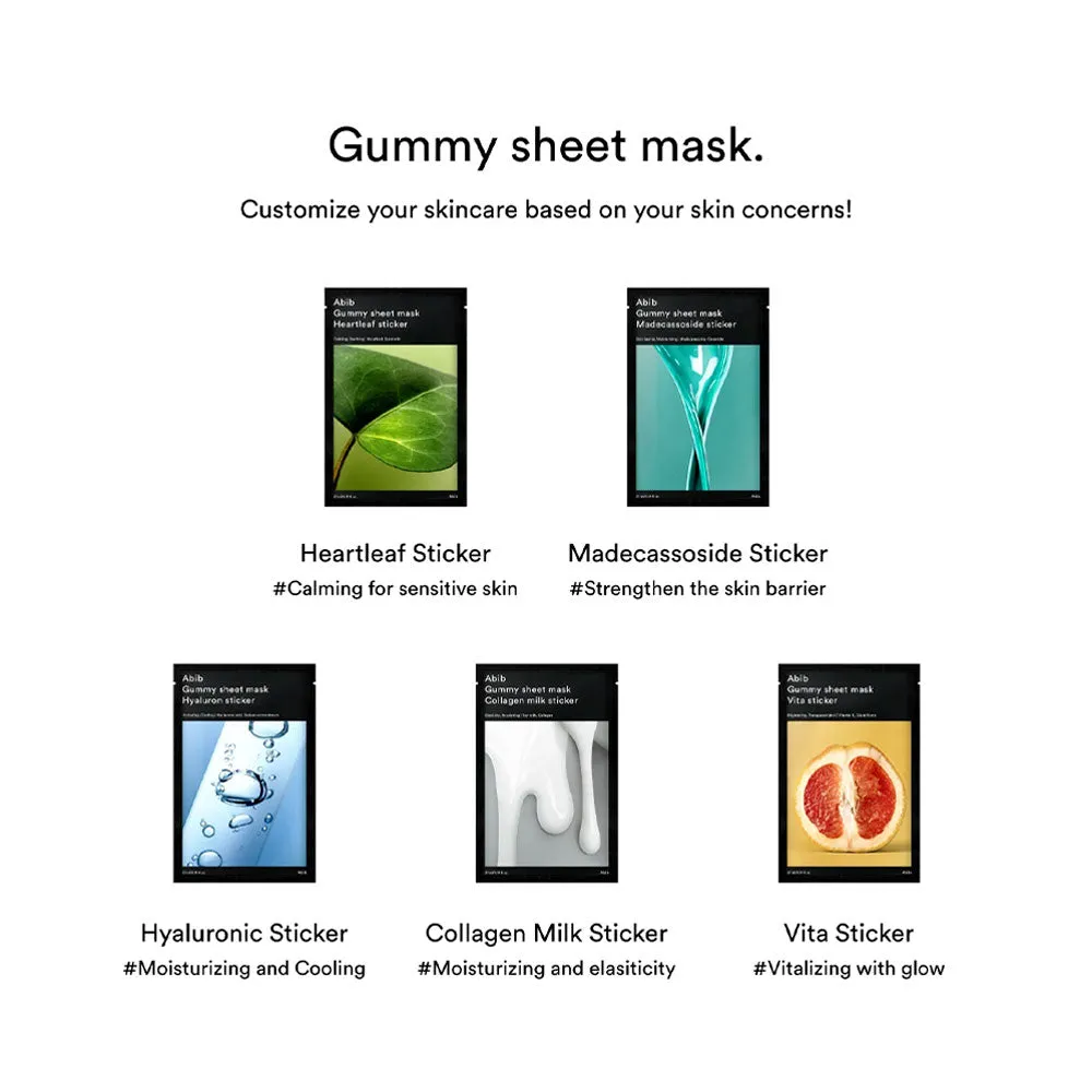 Gummy Sheet Mask Madecassoside Sticker