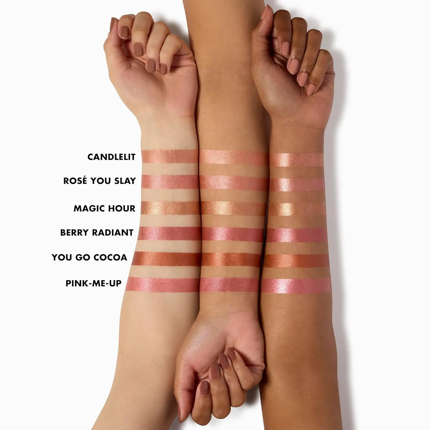 Halo Glow Blush Beauty Wand for Radiant, Flushed Cheeks, Infused with Squalane, Vegan & Cruelty-Free, Rosé You Slay