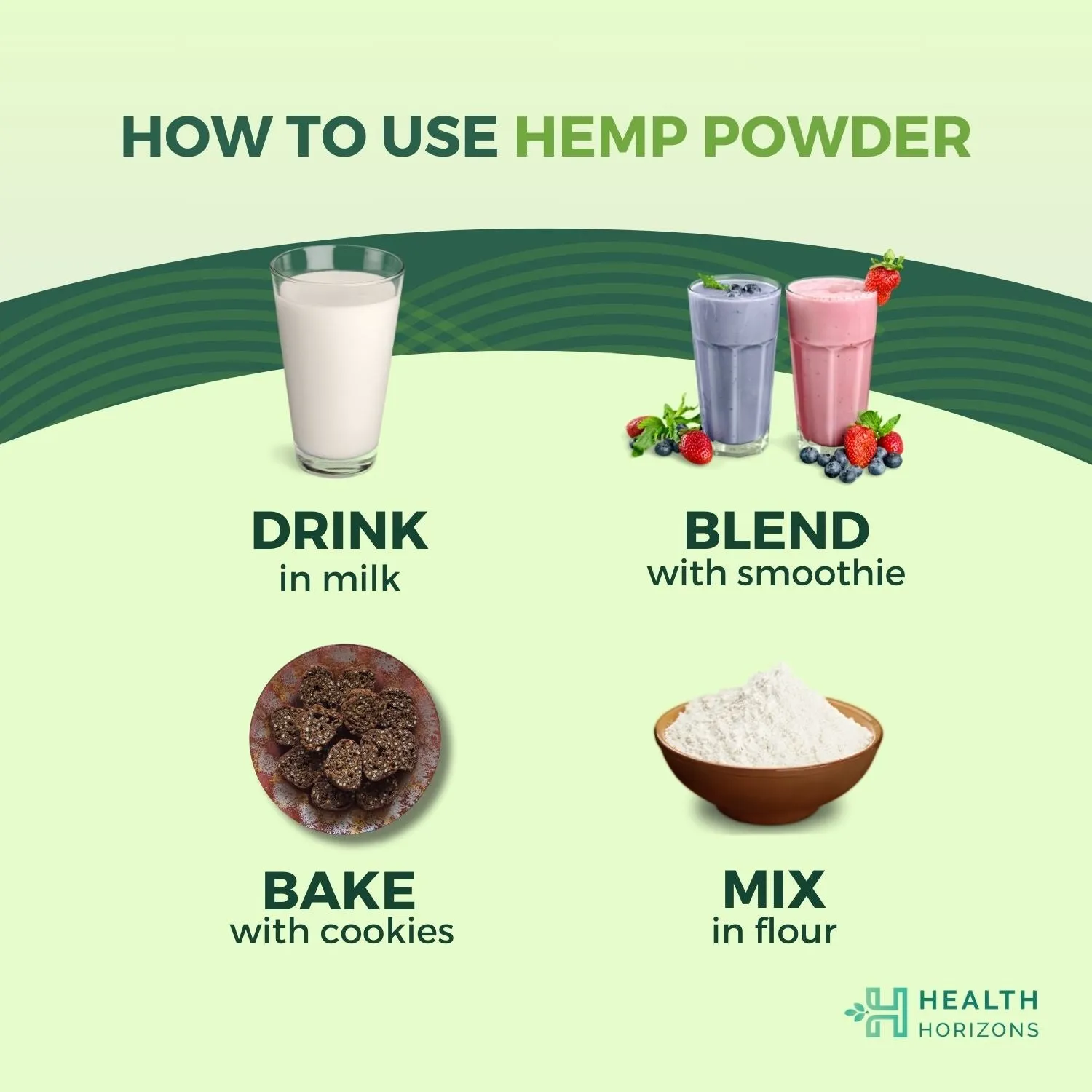 Health Horizons Hemp Protein Powder (500g)