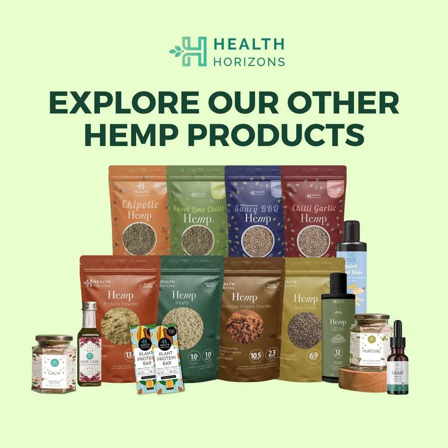 Health Horizons Hemp Protein Powder (500g)