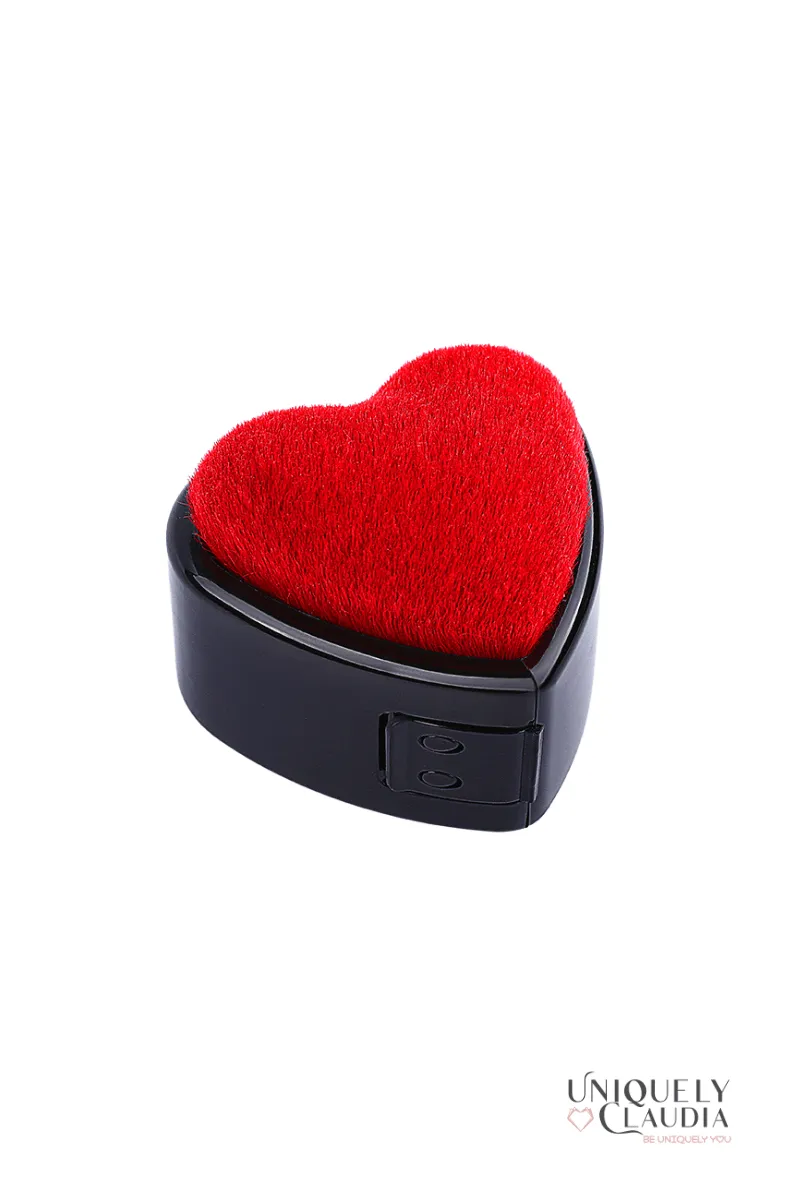 Heart-Shaped Kabuki Travel Brush