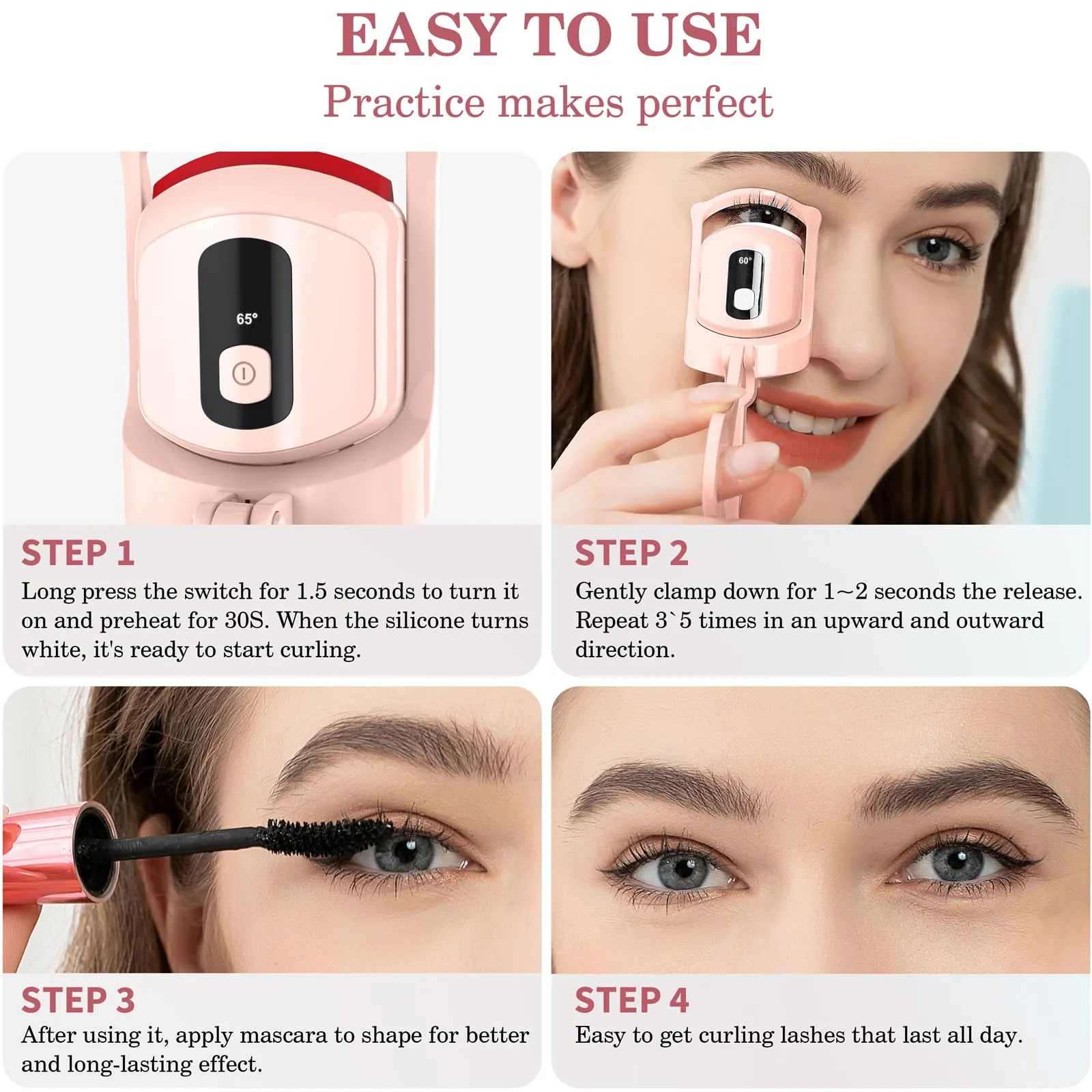 Heated Eyelash Curler & Kit