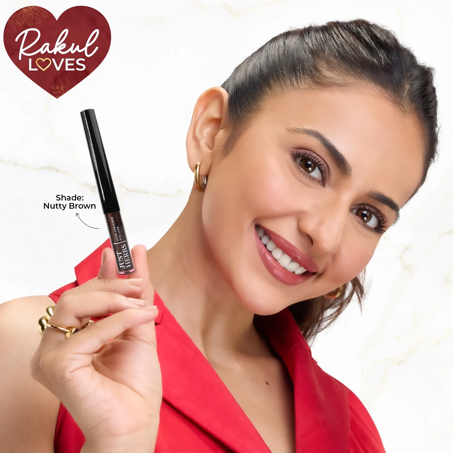 Herb-Enriched Waterproof Eyeliner Organic with Jojoba Oil & Vitamin E - Copper Luxe