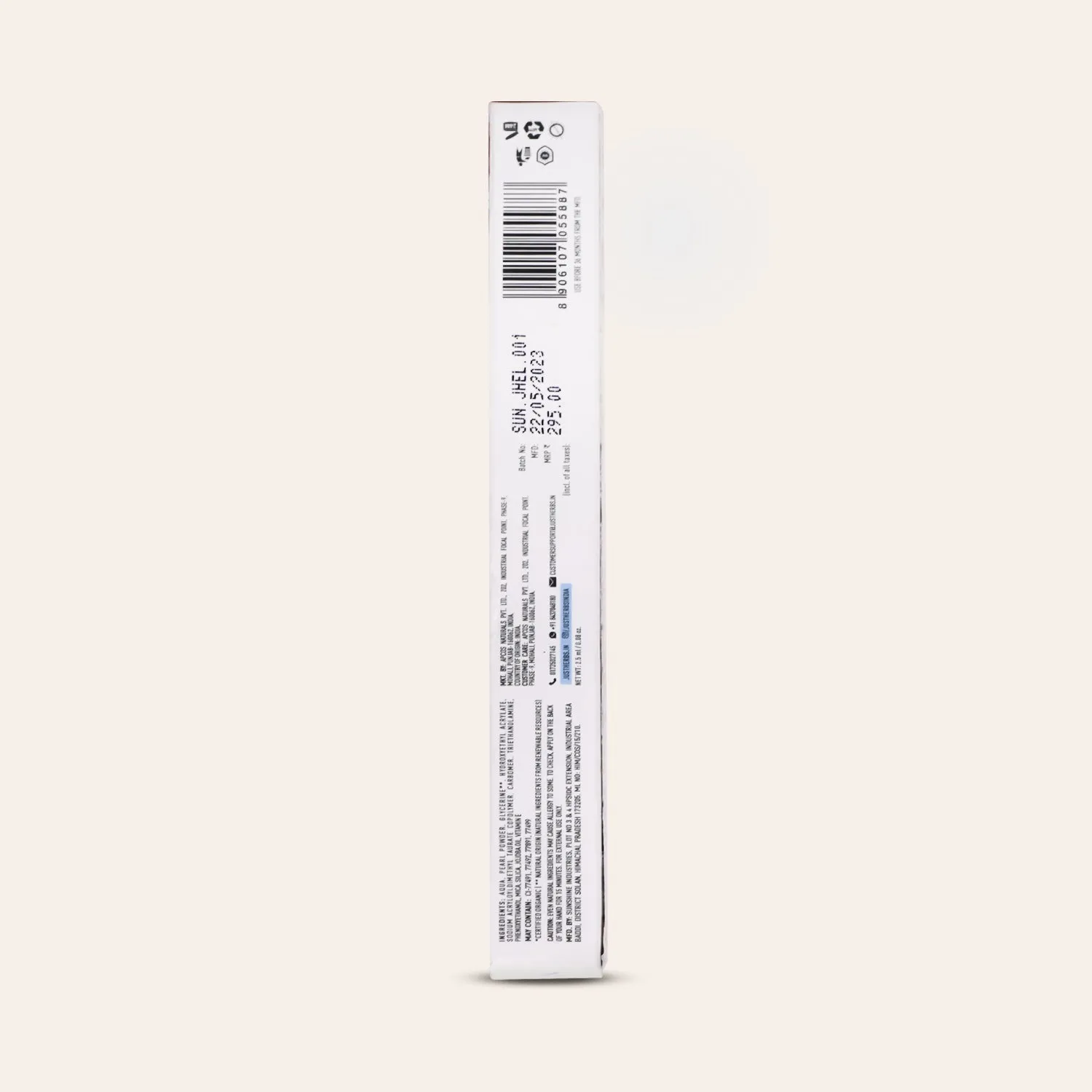 Herb-Enriched Waterproof Eyeliner Organic with Jojoba Oil & Vitamin E - Copper Luxe