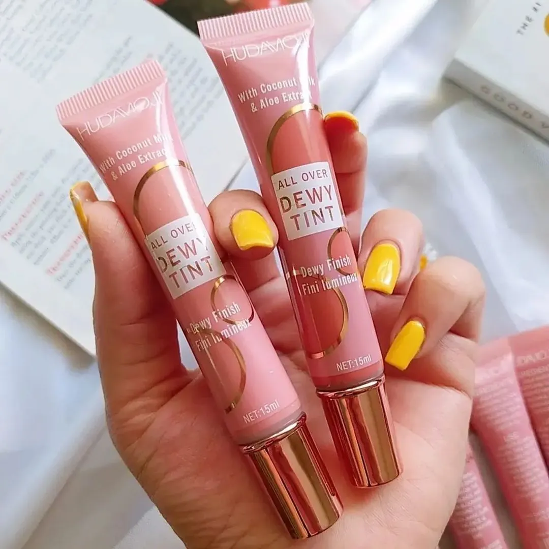 Hudamoji - 6 Color Creamy Liquid Tube Blush
