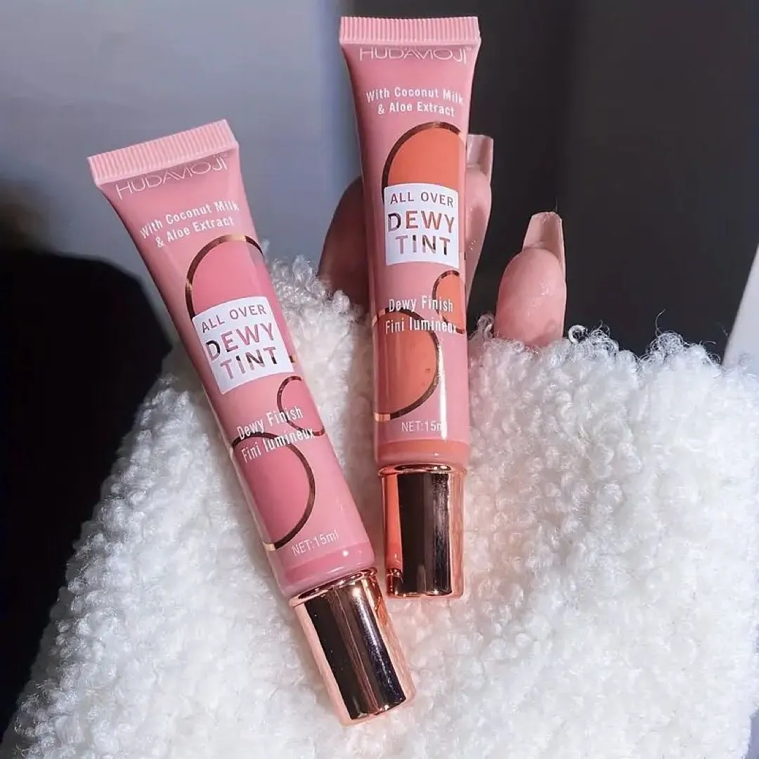 Hudamoji - 6 Color Creamy Liquid Tube Blush