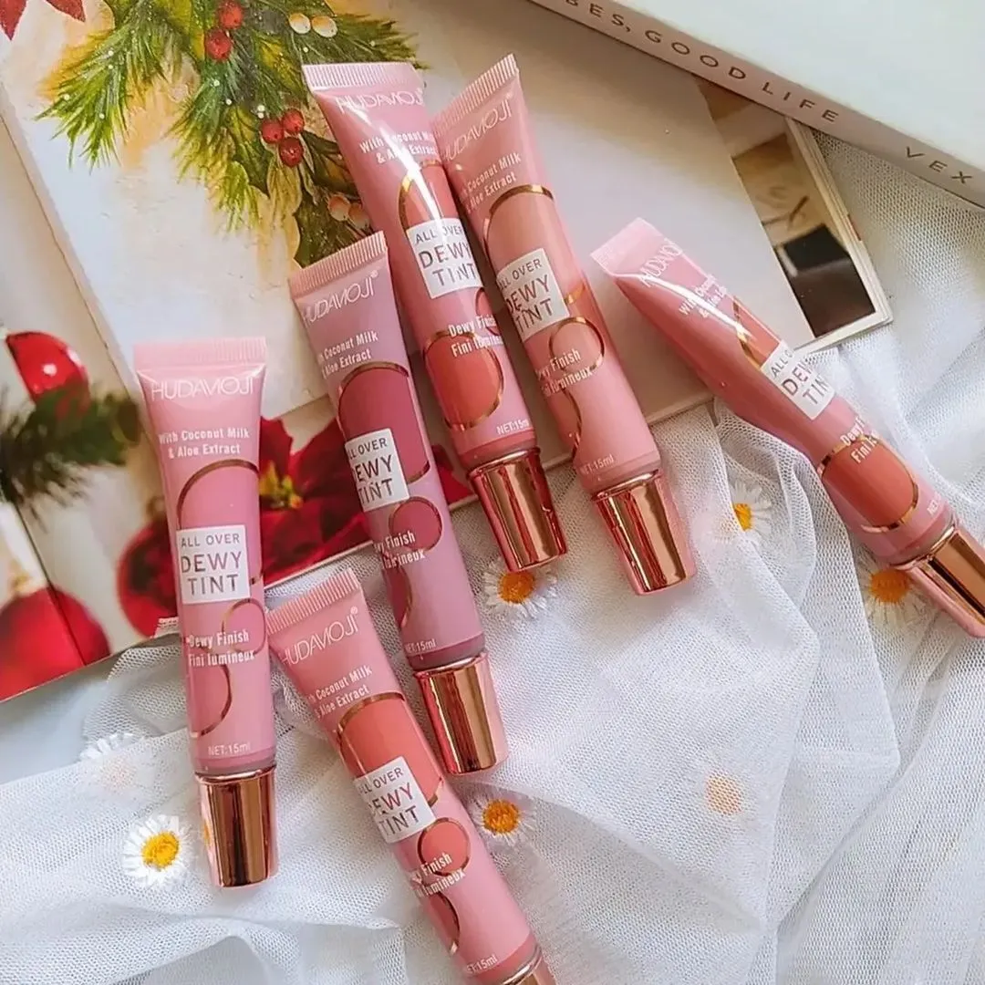 Hudamoji - 6 Color Creamy Liquid Tube Blush