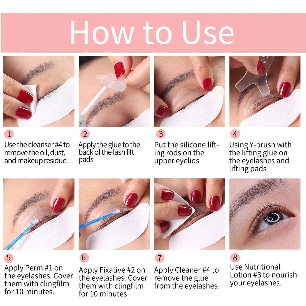 ICONSIGN Lash Lift Kit: Eyelash Perming & Curling Enhancer Tools