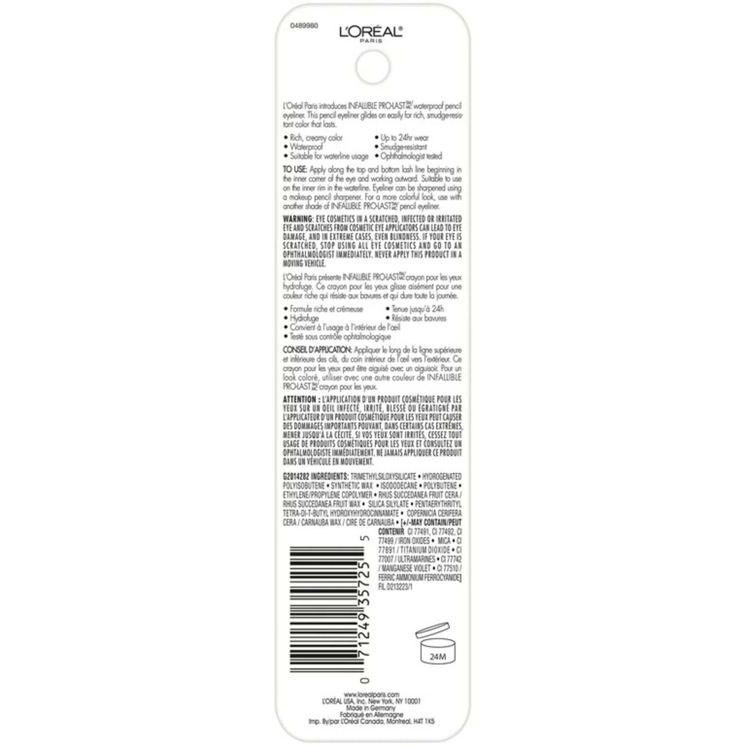 Infallible Pro Last Waterproof EyeLiner
