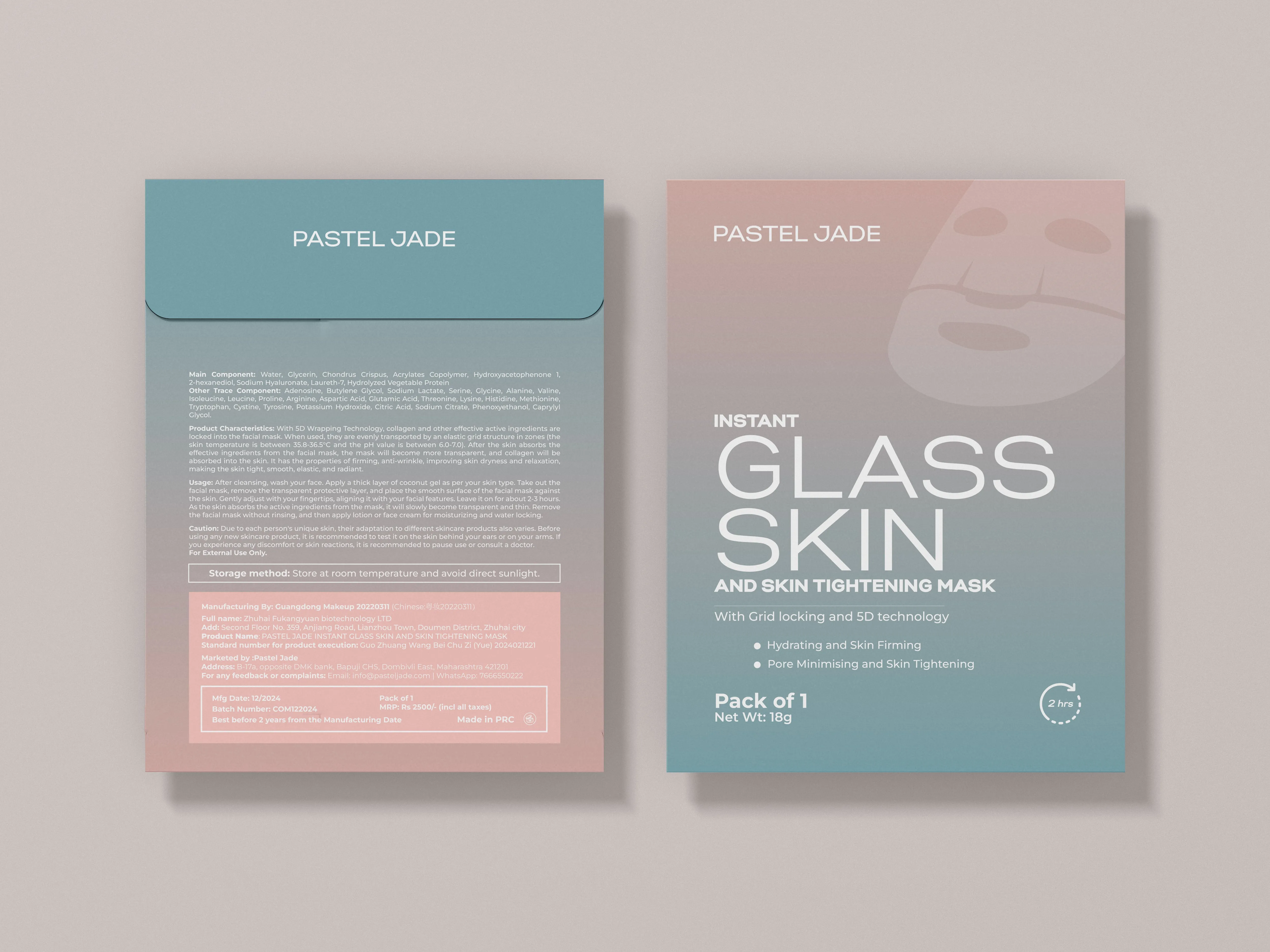 Instant Glass Skin and Skin Tightening Mask