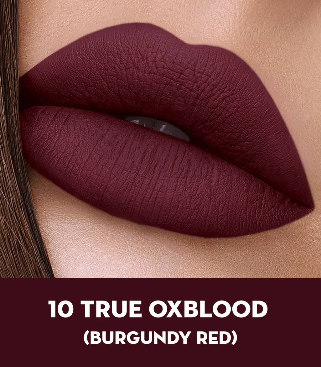 It’s A-pout Time! Vivid Lipstick - 10 True Oxblood