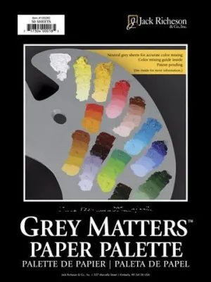Jack Richeson Grey Matters Paper Palette 12X16