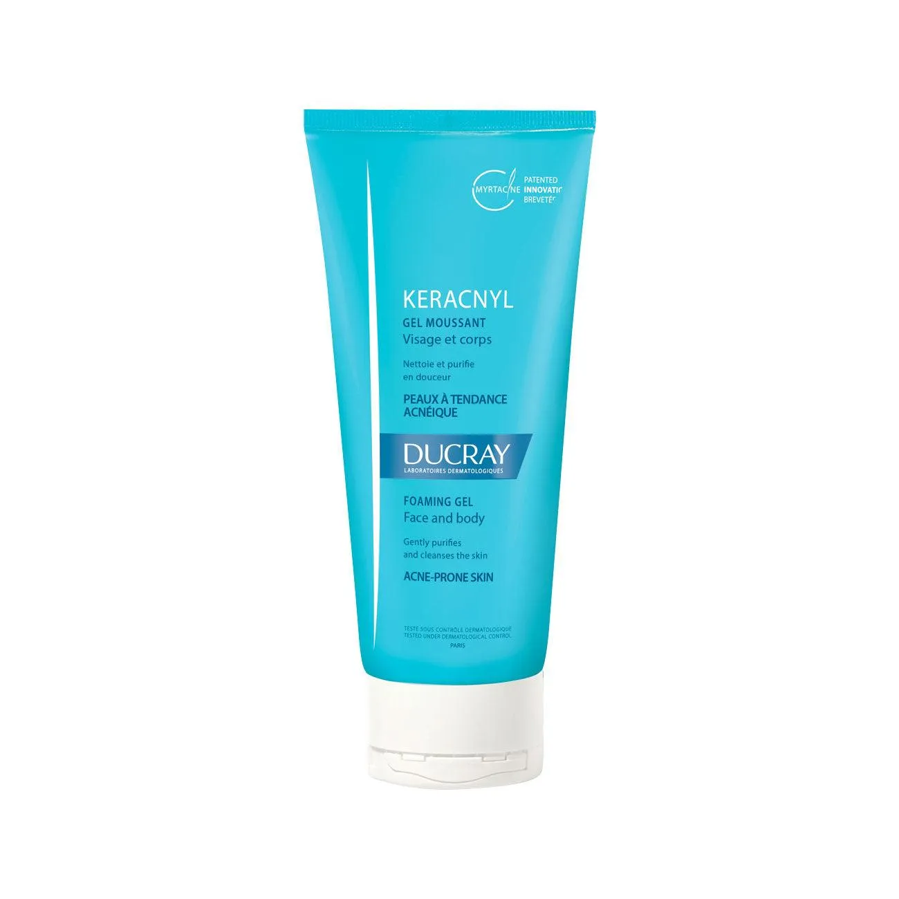 Keracnyl Foaming Gel - Face and Body - Acne-Prone Skin