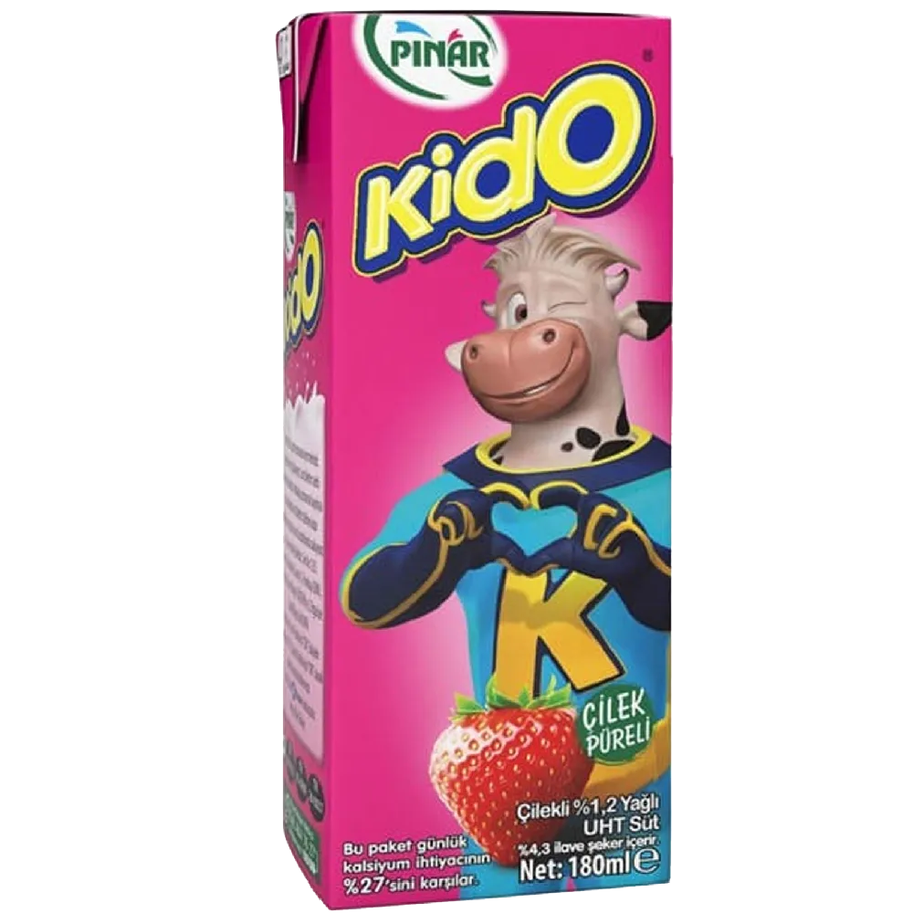 Kido Strawberry Milk 180Ml-Pinar