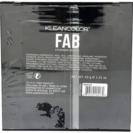 Kleancolor FAB Eyeshadow Palette