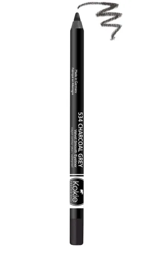 KOKIE COSMETICS - Velvet Smooth Eyeliner Charcoal Grey - 0.042 oz. (1.2 g)