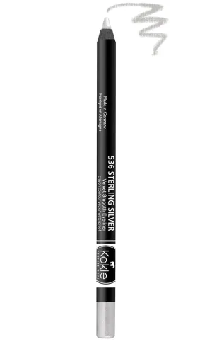 KOKIE COSMETICS - Velvet Smooth Eyeliner Sterling Silver - 0.042 oz. (1.2 g)