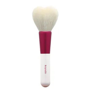 Koyudo H07 Heart-Shaped Cheek Brush (White/Red)