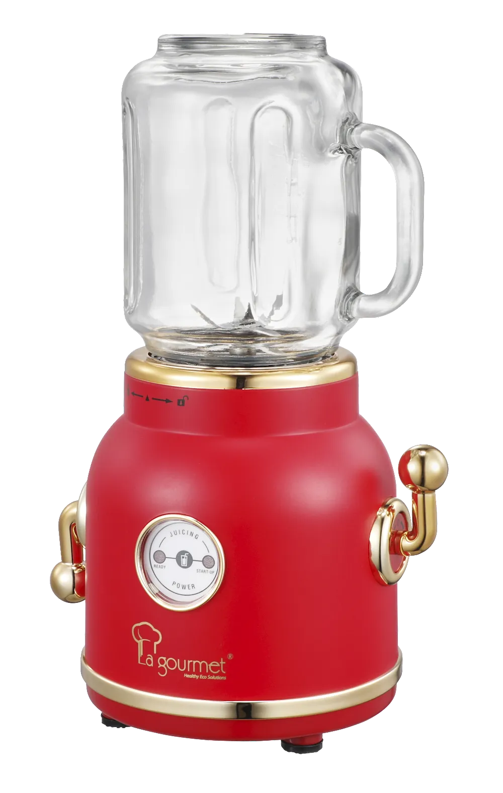 La Gourmet 600ml Retro Juice Blender [Imperial Red]