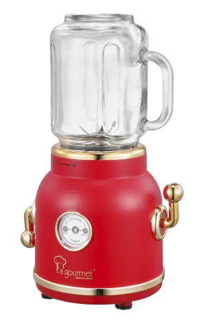 La Gourmet 600ml Retro Juice Blender [Imperial Red]