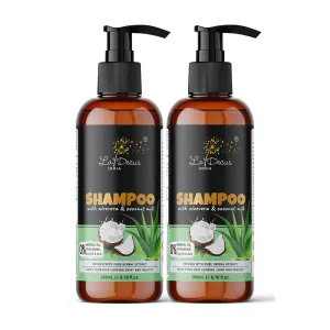 La'Decus India Aloevera Coconut Milk Shampoo 200ml Pack of 2