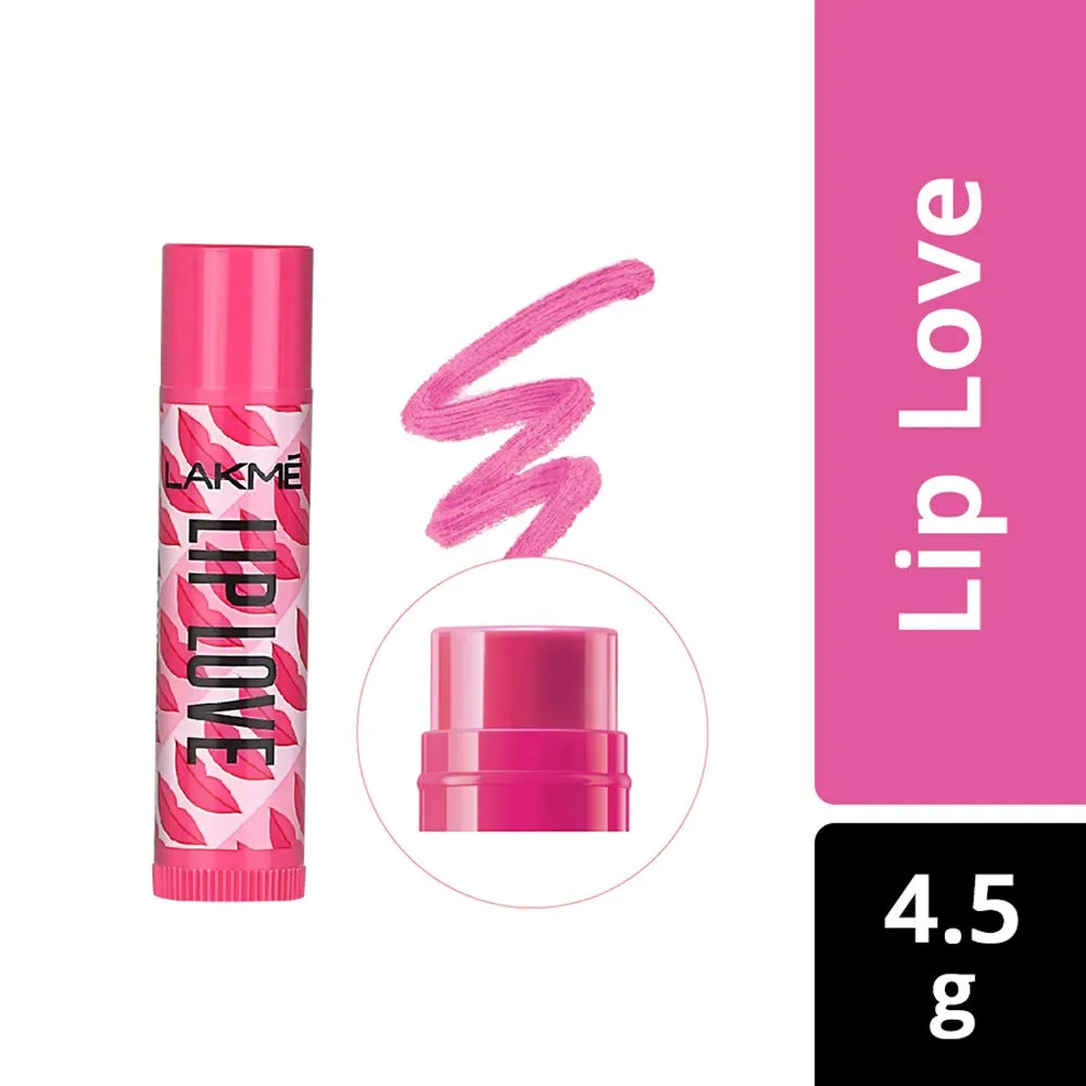 Lakme Lip Love Chapstick Strawberry Lip Balm, 4.5 g