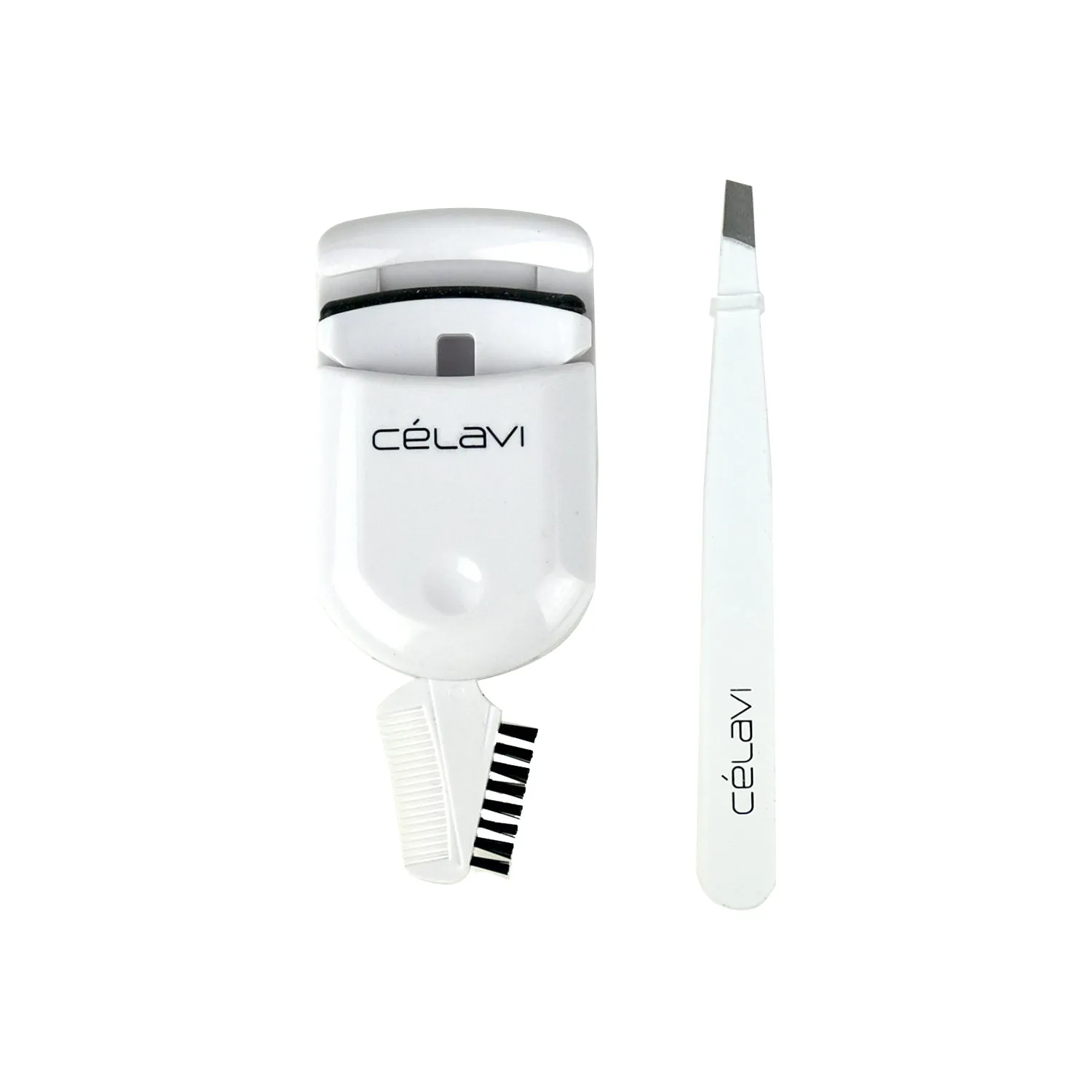 Large Eyelash Curler and Tweezer Set