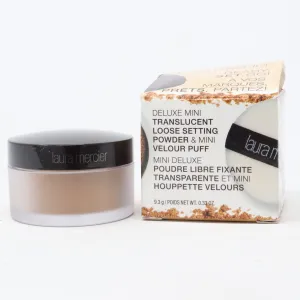 Laura Mercier Translucent Loose Setting Powder  With Puff 0.33oz Medium Deep New