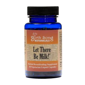 Let There Be Milk! Liquid Vegetarian Capsules Herbal Breastfeeding Supplement to Support Lactation and Breastmilk Supply* 60 Ct.