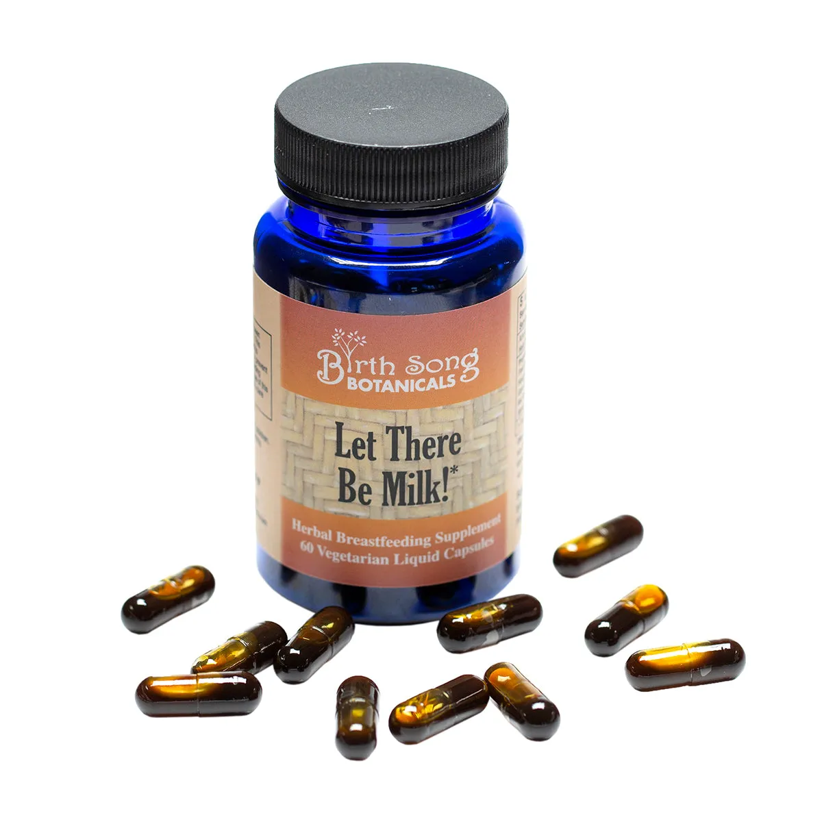 Let There Be Milk! Liquid Vegetarian Capsules Herbal Breastfeeding Supplement to Support Lactation and Breastmilk Supply* 60 Ct.